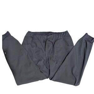 Heart Soul Scrub Medium Jogger Pants Pewter Gray Women